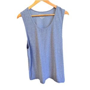 Bearbottom Tank Top Mens Large Heather Blue Sleeveless Performance Shirt BEAR